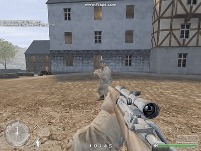 Soldier With S.P.D. Badge On Shoulder GIF