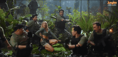 Soldiers In Jungle With Junglee Times & Music GIF