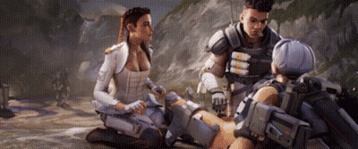 Soldiers Kneeling In Video Game Scene GIF