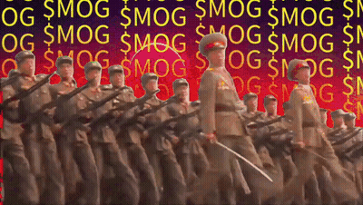 Soldiers Marching In Front Of OG Smog GIF