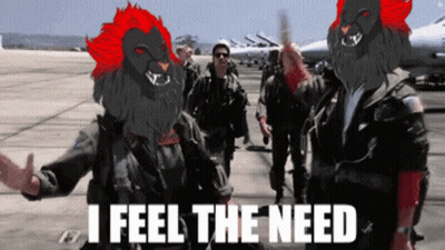 Soldiers On Runway Saying I Feel The Need GIF