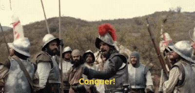 Soldiers Saying Conquer GIF