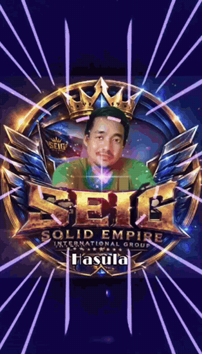Solid Empire International Group Logo With Man GIF