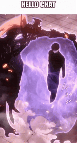 Solo Leveling Floating GIF