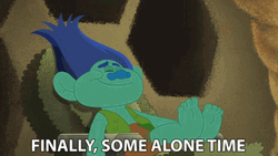 Some Alone Time Finally Meme GIF
