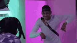 Someone Dancing In 2 Man's Studio GIF