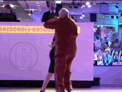 Someone Old Couple Dancing On The Street GIF