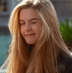 Sometimes Alicia Silverstone Winking GIF