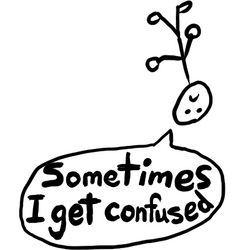 Sometimes Getting Confused Look GIF