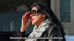 Sometimes You Need A Good Smack In The Face GIF