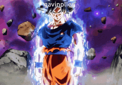 Son Goku Energy Drip GIF