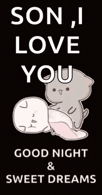 Son I Love You Good Night GIF