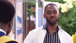 Son Swerve When Father Wants Hug GIF