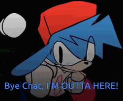 Sonic Exe Bye Chat I'm Outta Her GIF | GIFDB.com