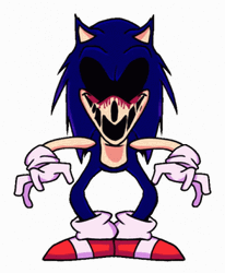 Sonic Exe Stretching Fnf GIF