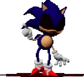 Sonic Exe Up Pose Sticker GIF