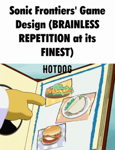 Sonic Frontiers Game Design Repetition GIF