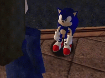 Sonic Hedgehog Saying Whoa That's Interesting But Don't Care GIF