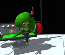 Sonic Lost World Zeena Hair Flip GIF