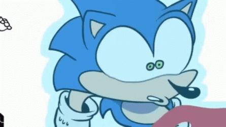 Sonic Meme Screaming GIF