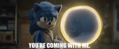 Sonic Movie2 Youre Coming With Me GIF