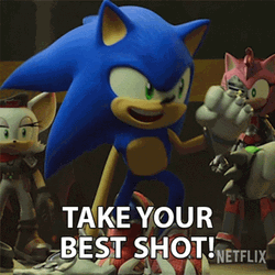 Sonic Prime Take Your Best Shot GIF
