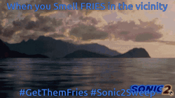 Sonic Running Smell Fries In Vicinity Meme  GIF
