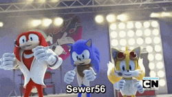Sonic Tails And Knuckles Dancing GIF | GIFDB.com