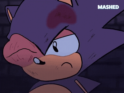 Sonic The Hedgehog Drawing With Mashed GIF