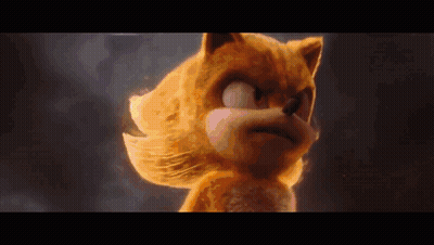 Sonic The Hedgehog Face On Fire GIF