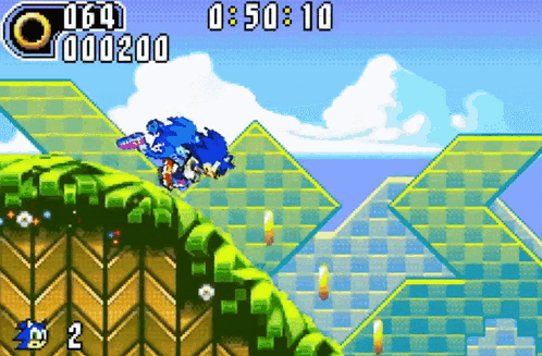 Sonic The Hedgehog Game Time 3:50 GIF