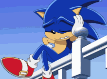 Sonic The Hedgehog Headache Head Shake GIF