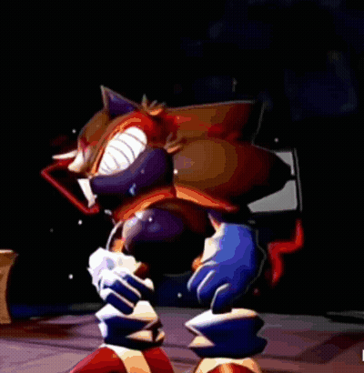 Sonic The Hedgehog Holding Gun Pointing GIF