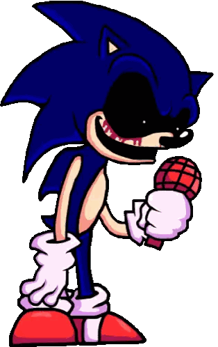Sonic The Hedgehog Holding Microphone Sticker