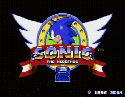 Sonic The Hedgehog Playing Video Game Score 830 GIF