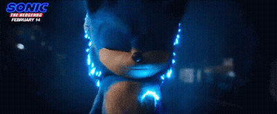 Sonic The Hedgehog Poster Close Up GIF