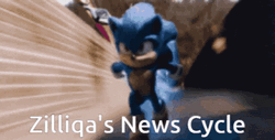 Sonic The Hedgehog Running Zilliqa's New Cycle GIF
