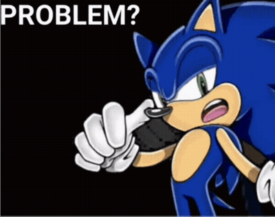 Sonic The Hedgehog Saying Problem GIF