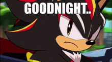 Sonic The Hedgehog Shadow Good Night GIF