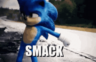 Sonic The Hedgehog Smack GIF
