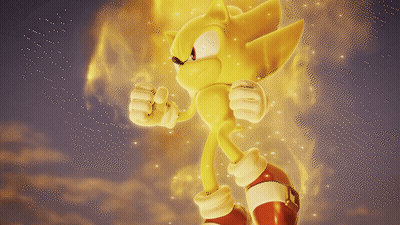 Sonic The Hedgehog Standing In Front Of Fire GIF
