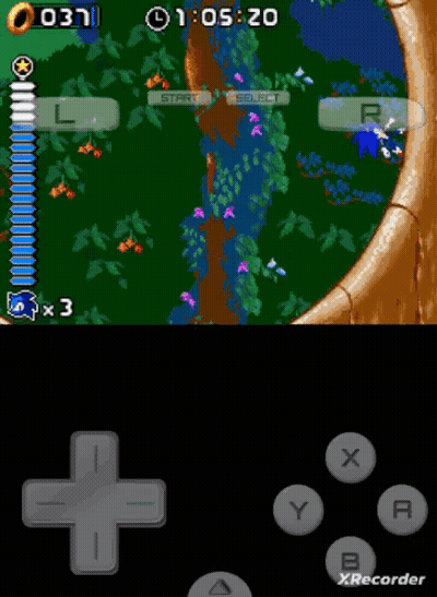 Sonic The Hedgehog Video Game Screenshot XRecorder GIF