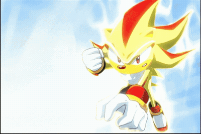 Sonic The Hedgehog With Number 10 On Arm GIF
