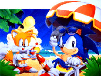 Sonic The Screensaver Alcohol Sticker GIF