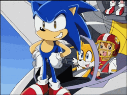 Sonic X Bullies Eggman GIF