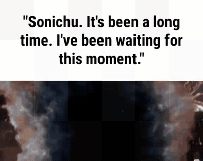 Sonichu It's Been A Long Time I've Been Waiting For This Moment GIF