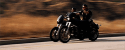 Sons Of Anarchy Motorcycle Club Members Riding Fast GIF