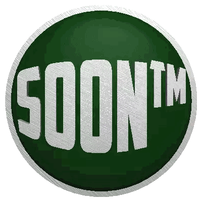 Soon In Green Circle Sticker
