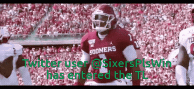 Sooners Football Player Running On Field GIF