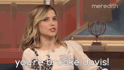 Sophia Bush Called Out You're Broke Davis GIF
